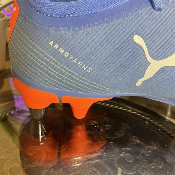 Puma AVANT PRO RUGBY BOOTS/CLEATS Puma Blue/Orange (10614 03) Mens Size 7 New! - Picture 4 of 11